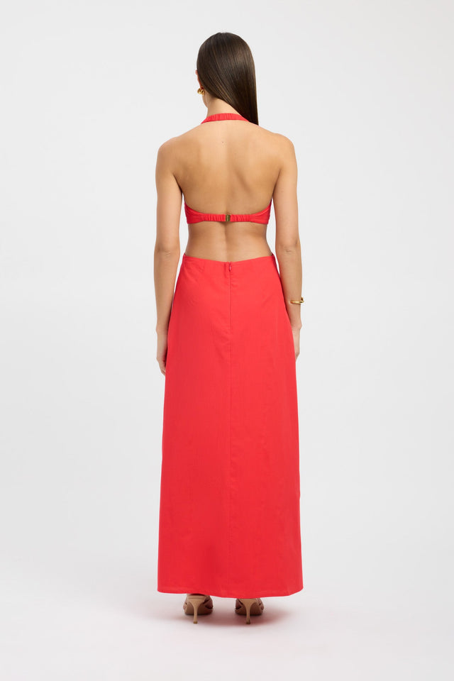 Romeo Ring Maxi Dress in Strawberry