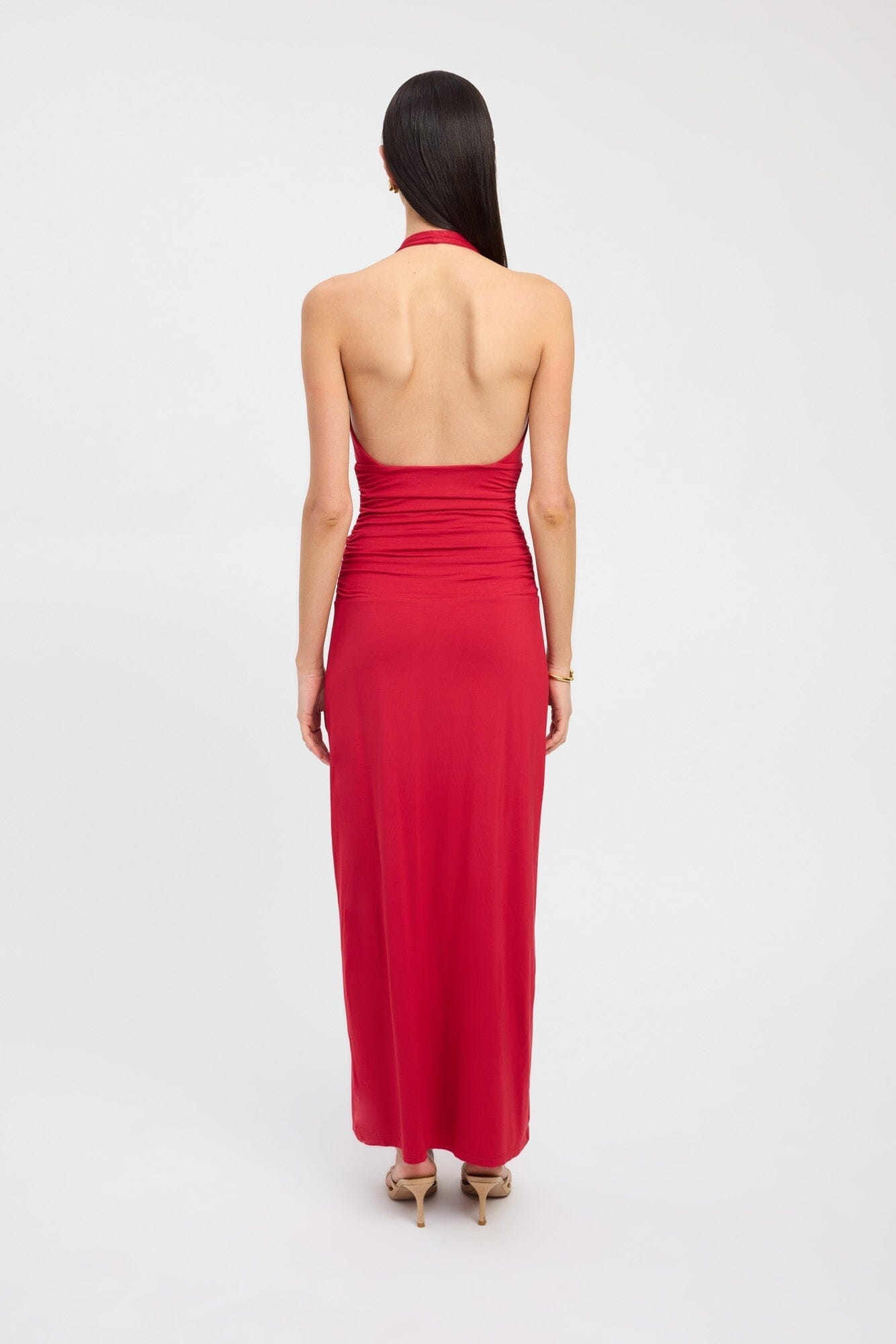 Brooklyn Maxi Dress in Scarlet