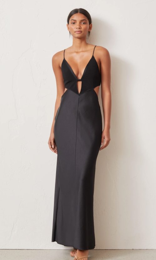 Seraphine Plunge Midi Dress